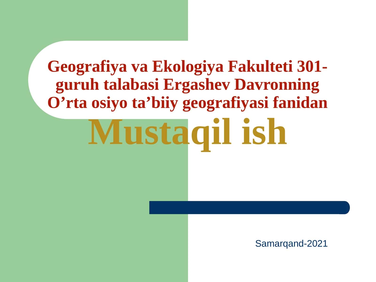 O’rta osiyoning hayvonot dunyosi