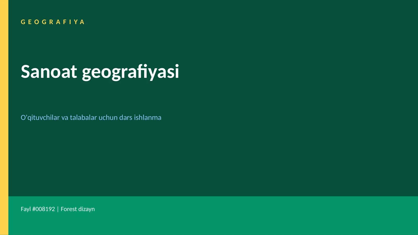 Sanoat geografiyasi