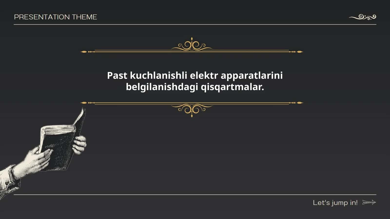 Past kuchlanishli elektr apparatlarini belgilanishdagi qisqartmalar