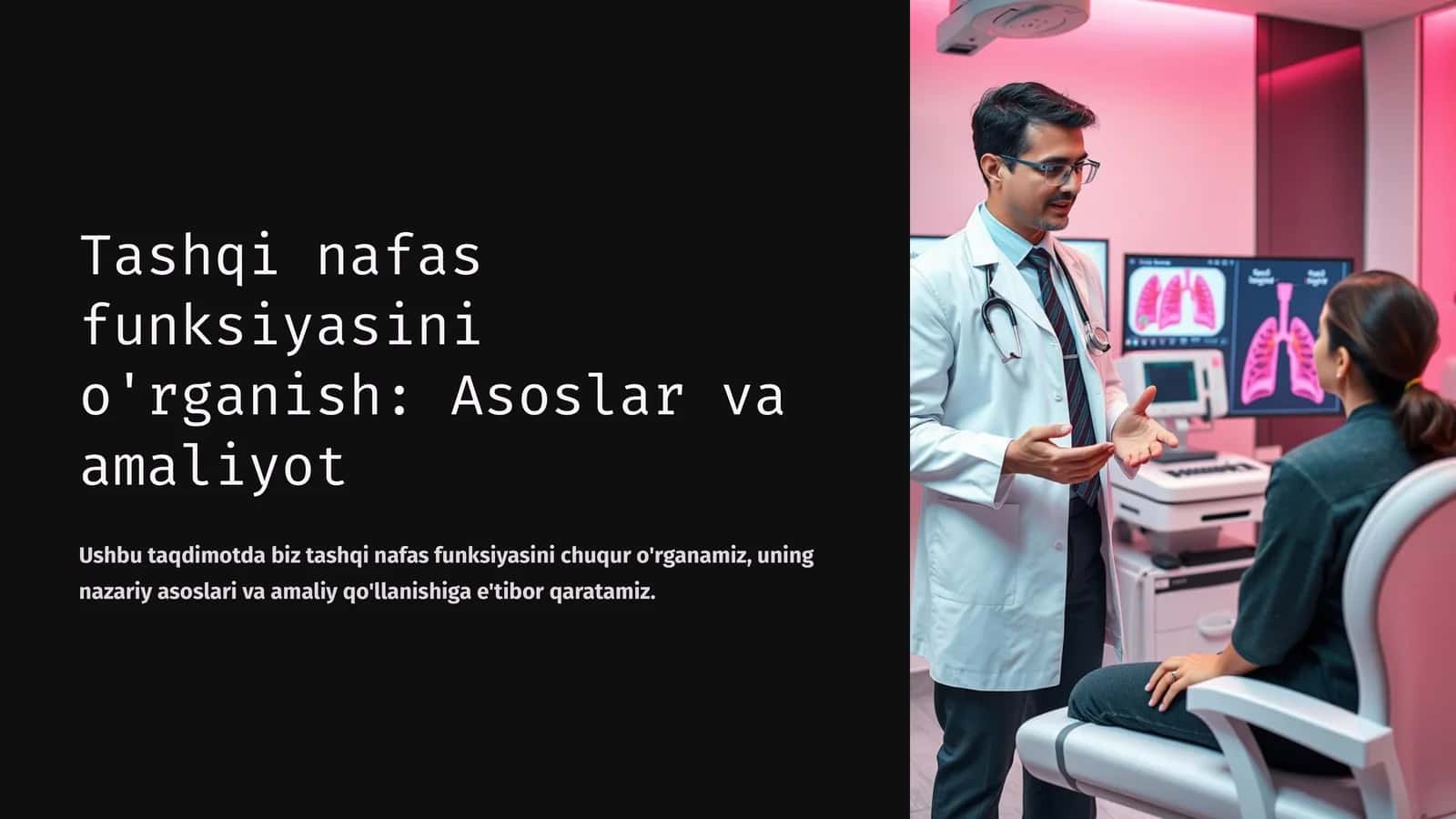 Tashqi nafas funksiyasini o'rganish: Asoslar va amaliyot