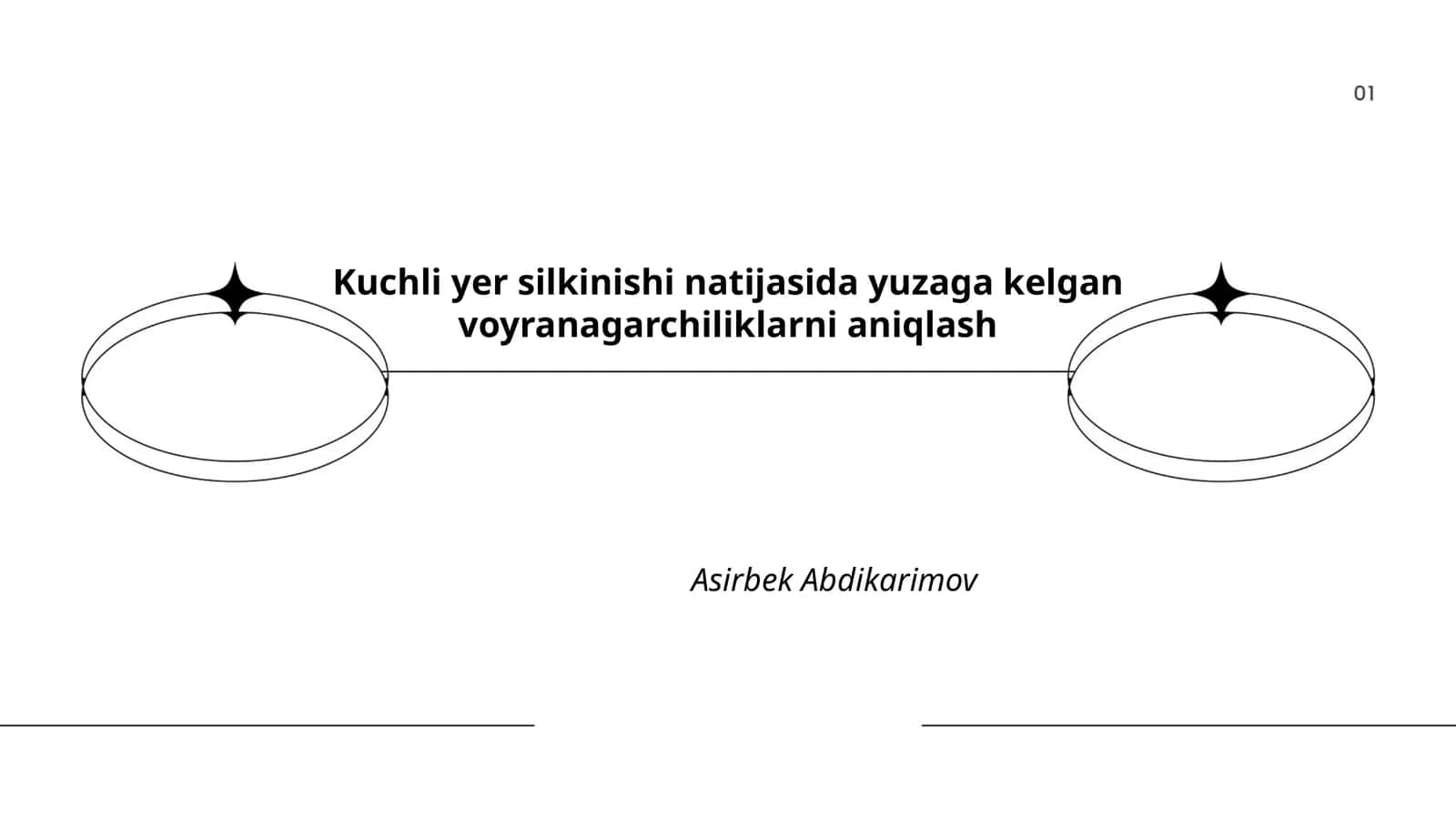 Kuchli yer silkinishi natijasida yuzaga kelgan voyranagarchiliklarni aniqlash