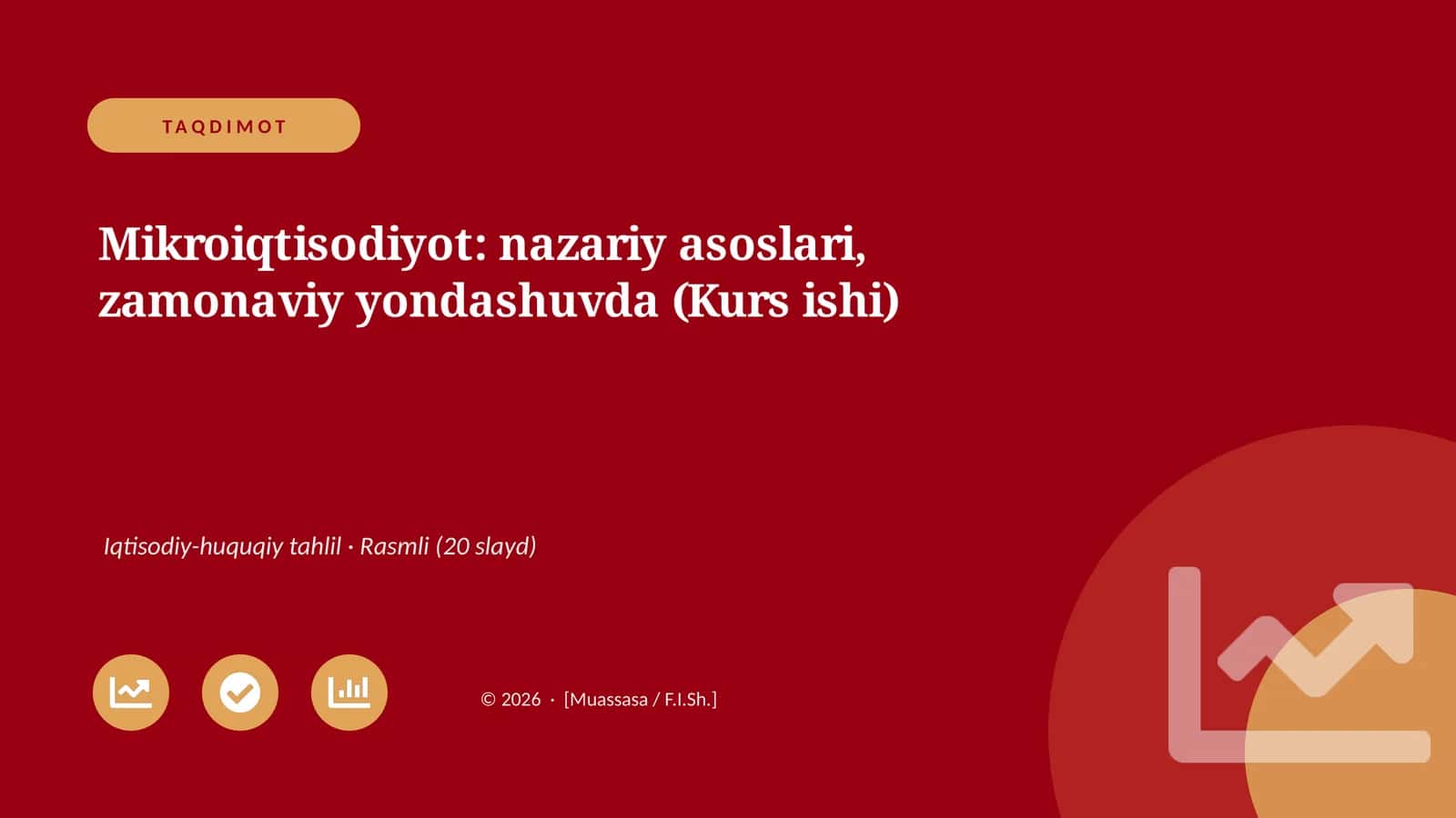 Mikroiqtisodiyot: nazariy asoslari, zamonaviy yondashuvda (Kurs ishi)