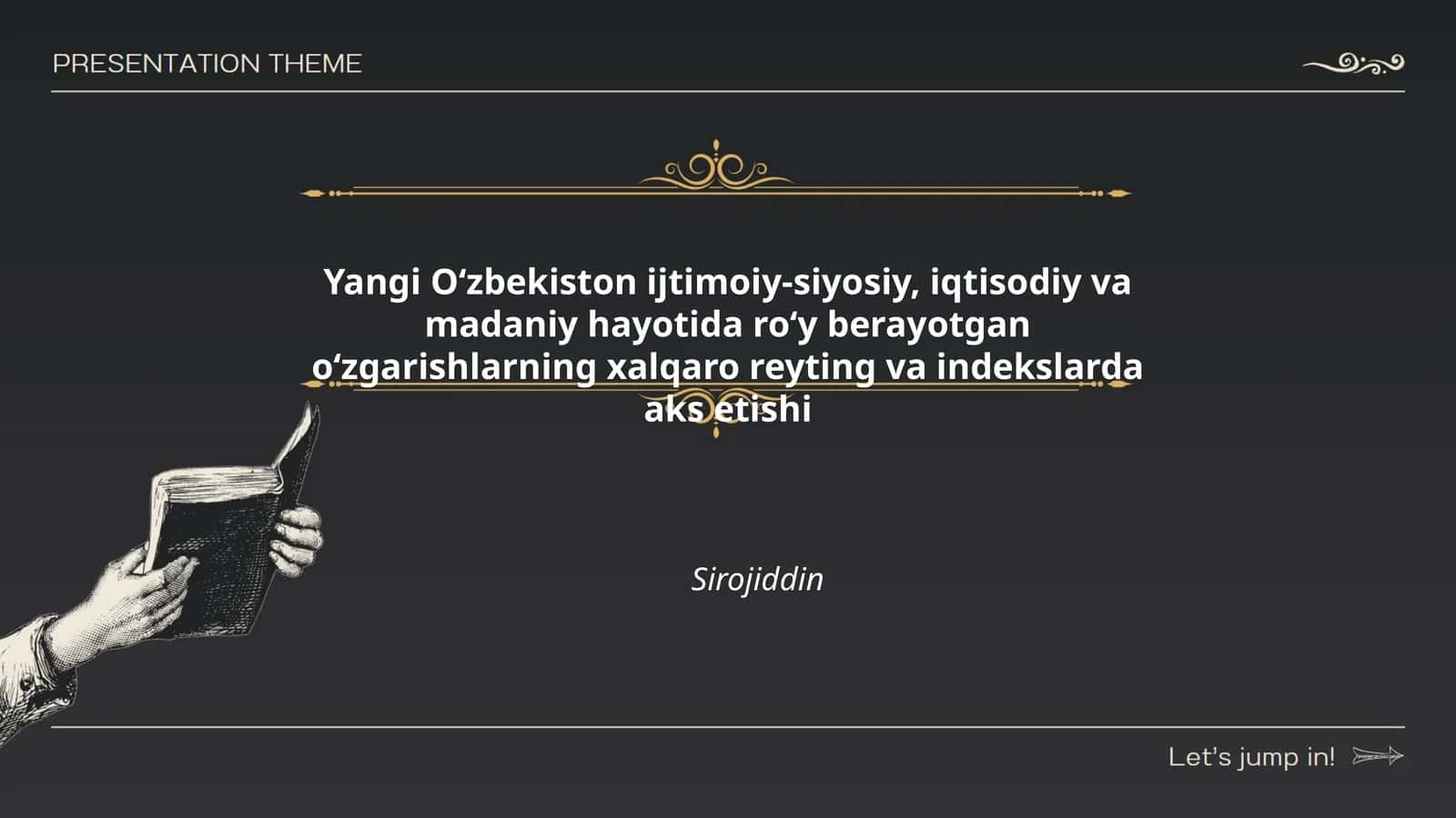 Yangi Oʻzbekiston ijtimoiy-siyosiy, iqtisodiy va madaniy hayotida roʻy berayotgan oʻzgarishlarning xalqaro reyting va indekslarda aks etishi