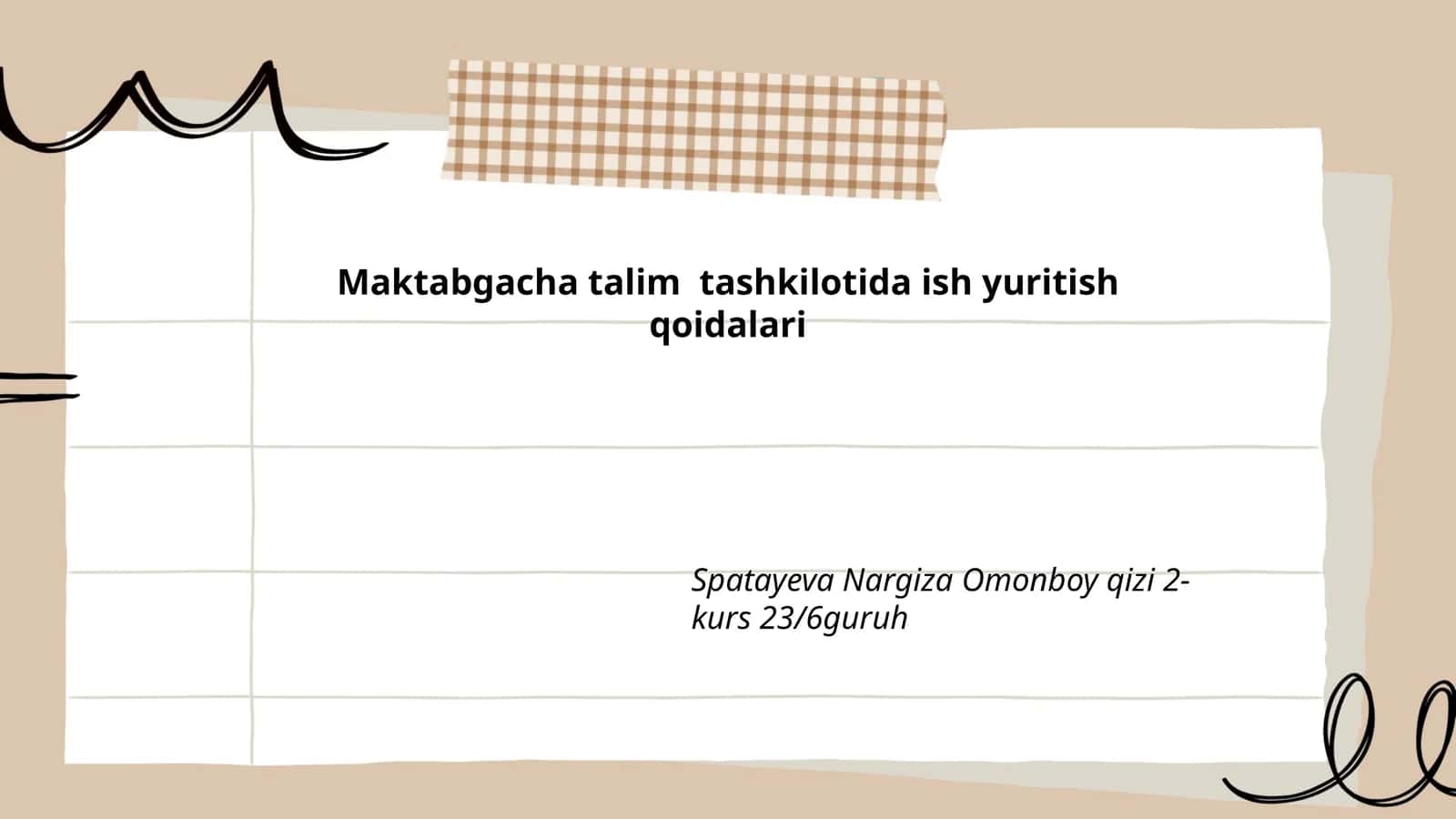 Maktabgacha talim tashkilotida ish yuritish qoidalari