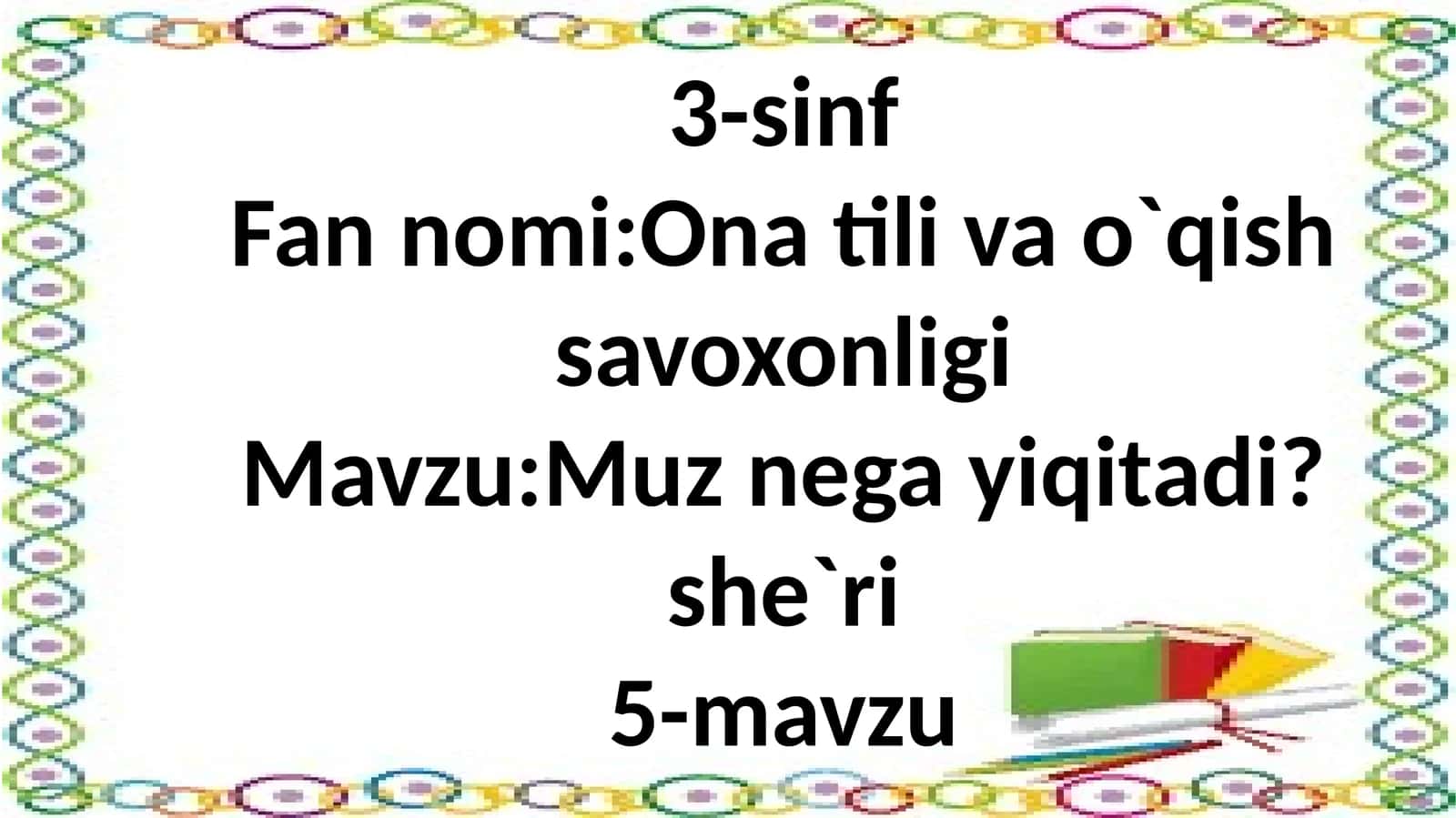 Muz nega yiqitadi?