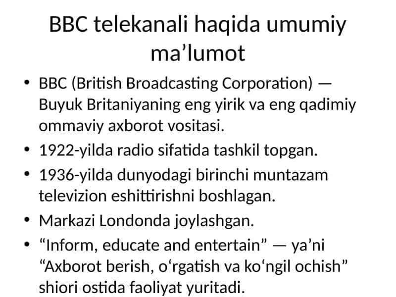 BBC telekanali