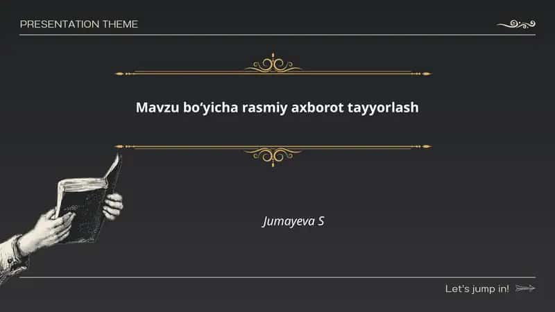 Rasmiy axborotning o‘ziga xos xususiyatlari
