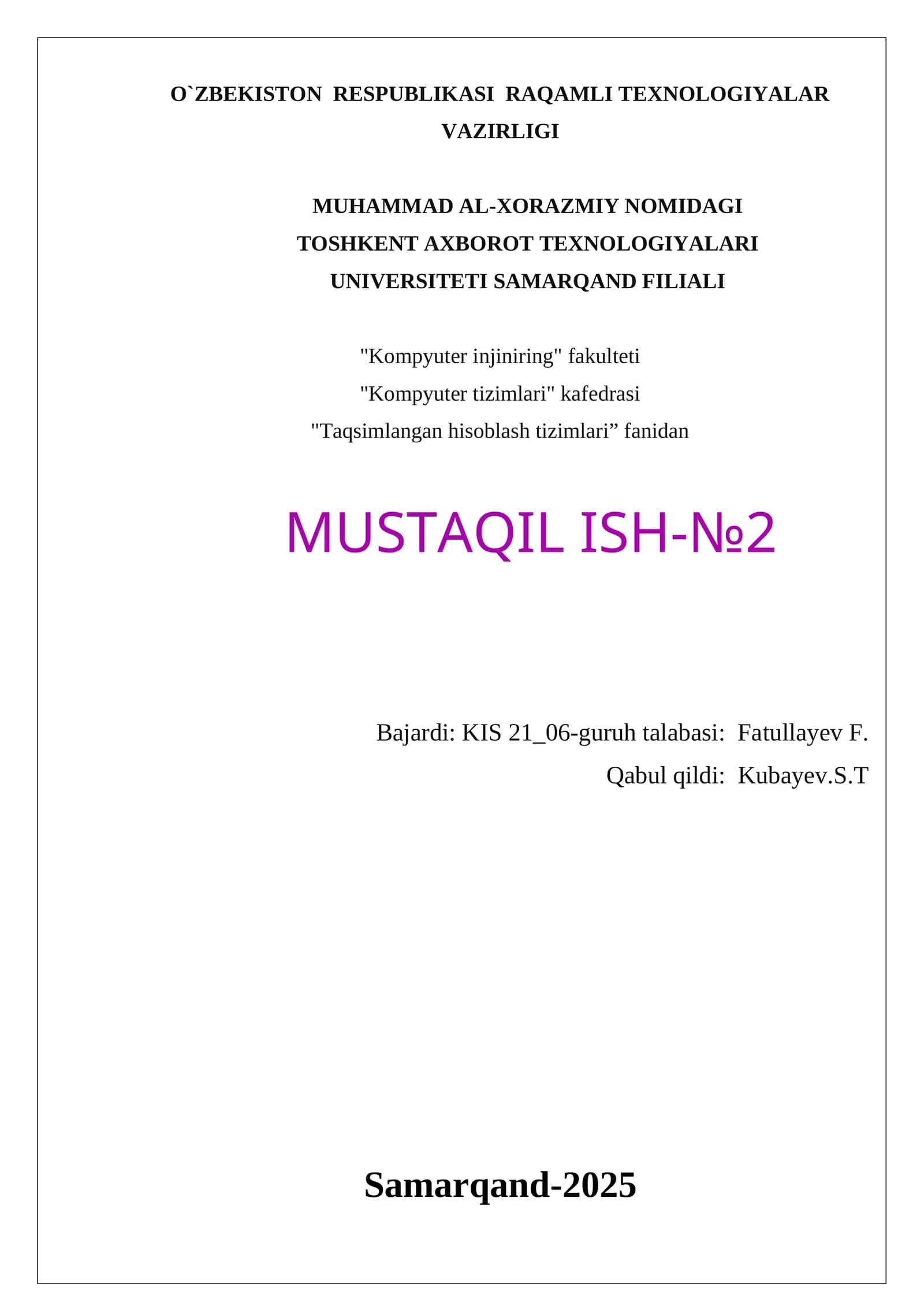 Taqsimlangan log saqlash tizimlari (Kafka)