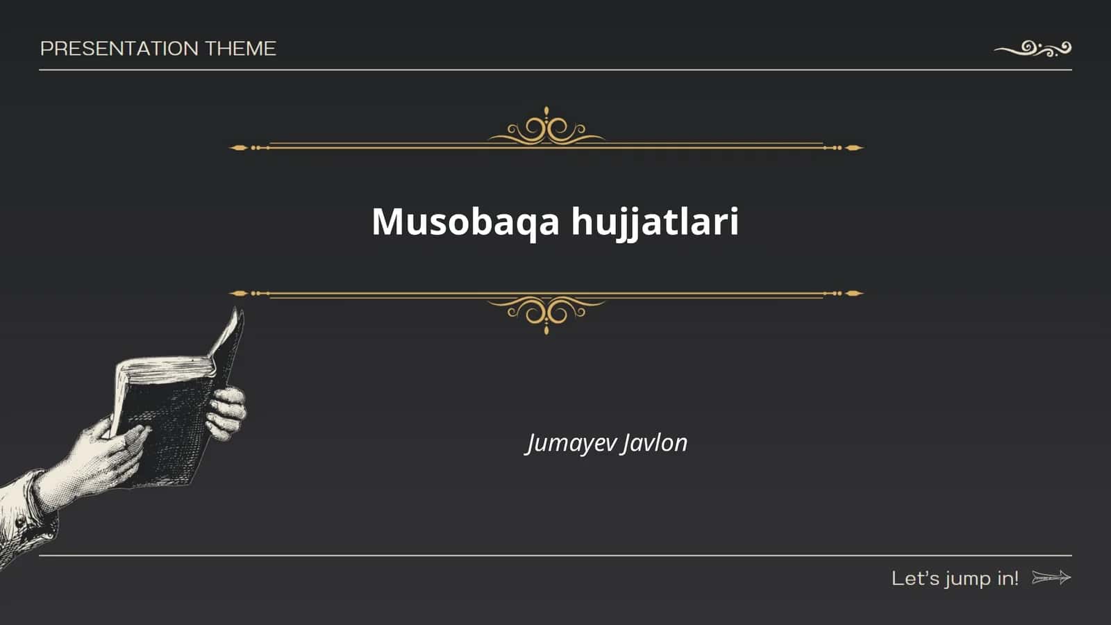 Musobaqa hujjatlari
