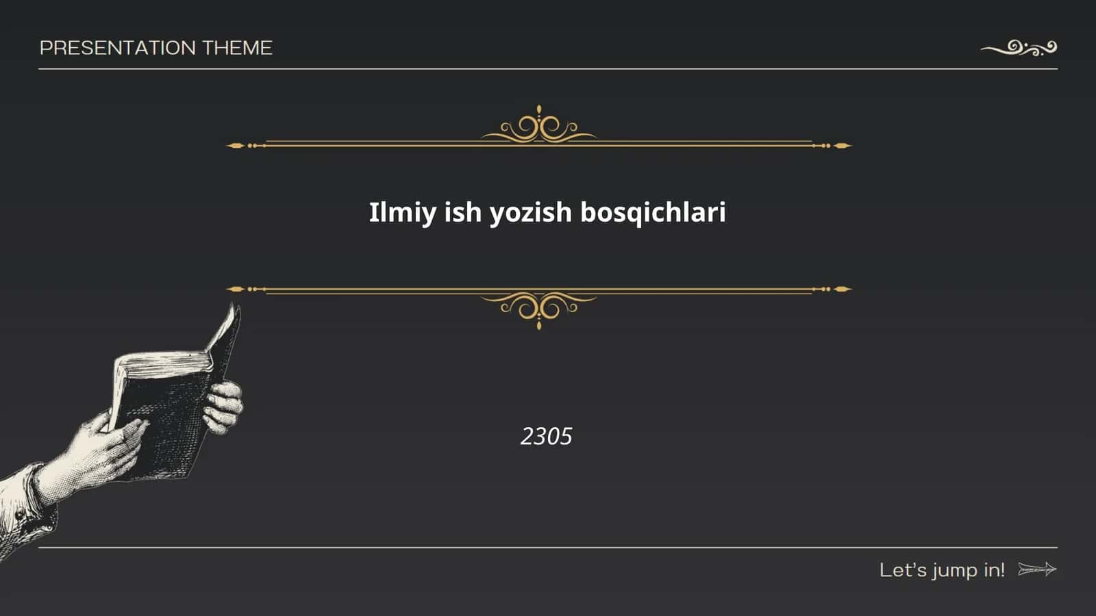 Ilmiy ish yozish bosqichlari