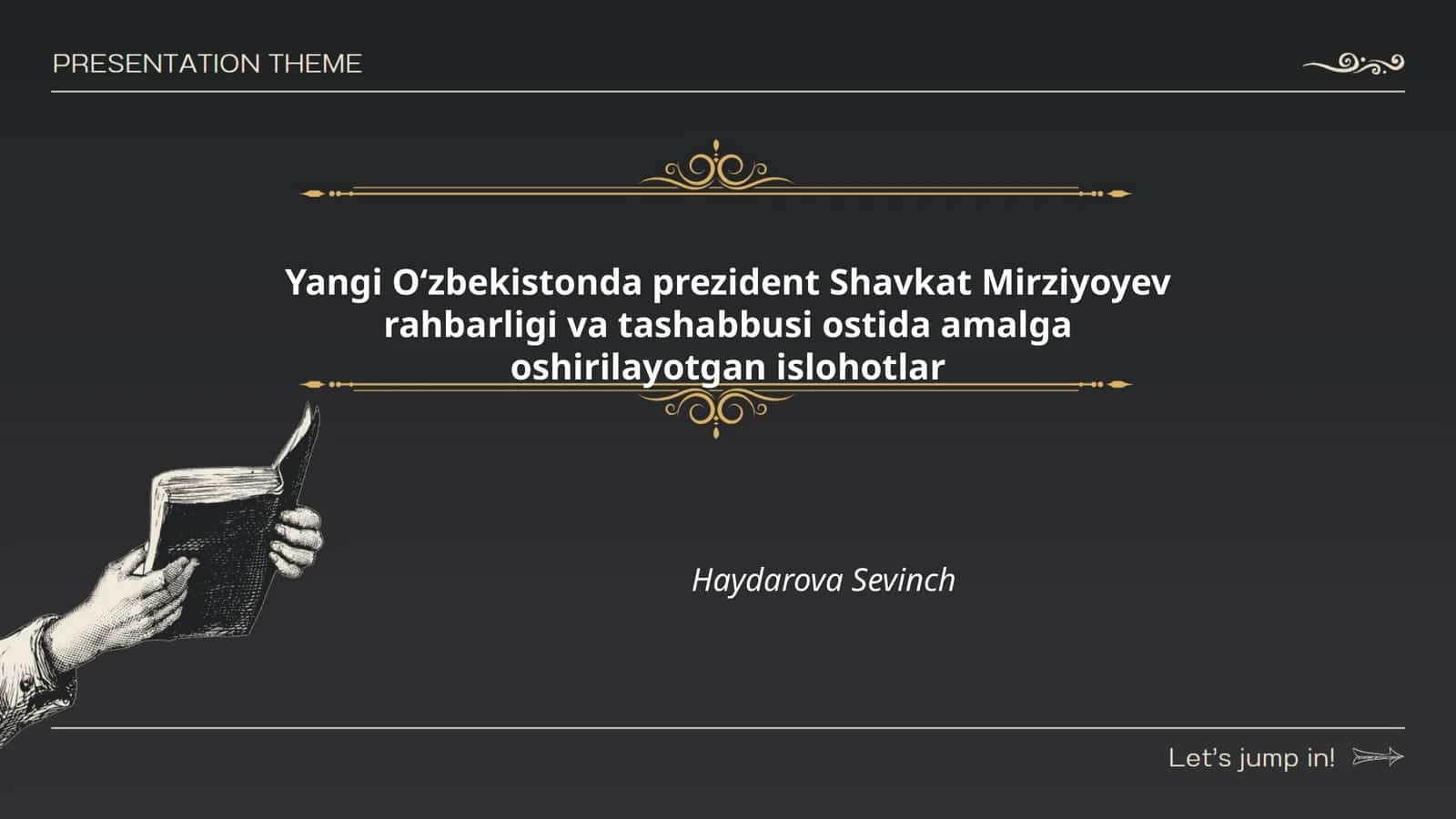 Yangi O‘zbekistondagi iqtisodiy islohotlar
