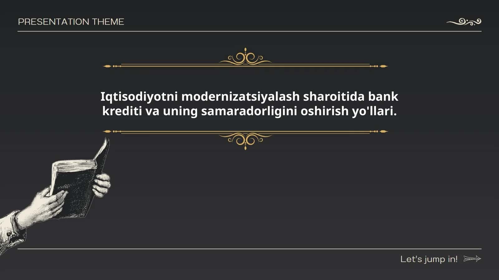 Iqtisodiyotni modernizatsiyalash sharoitida bank krediti va uning samaradorligini oshirish