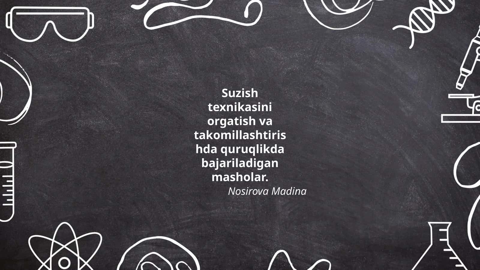 Suzishning asosiy texnikalari
