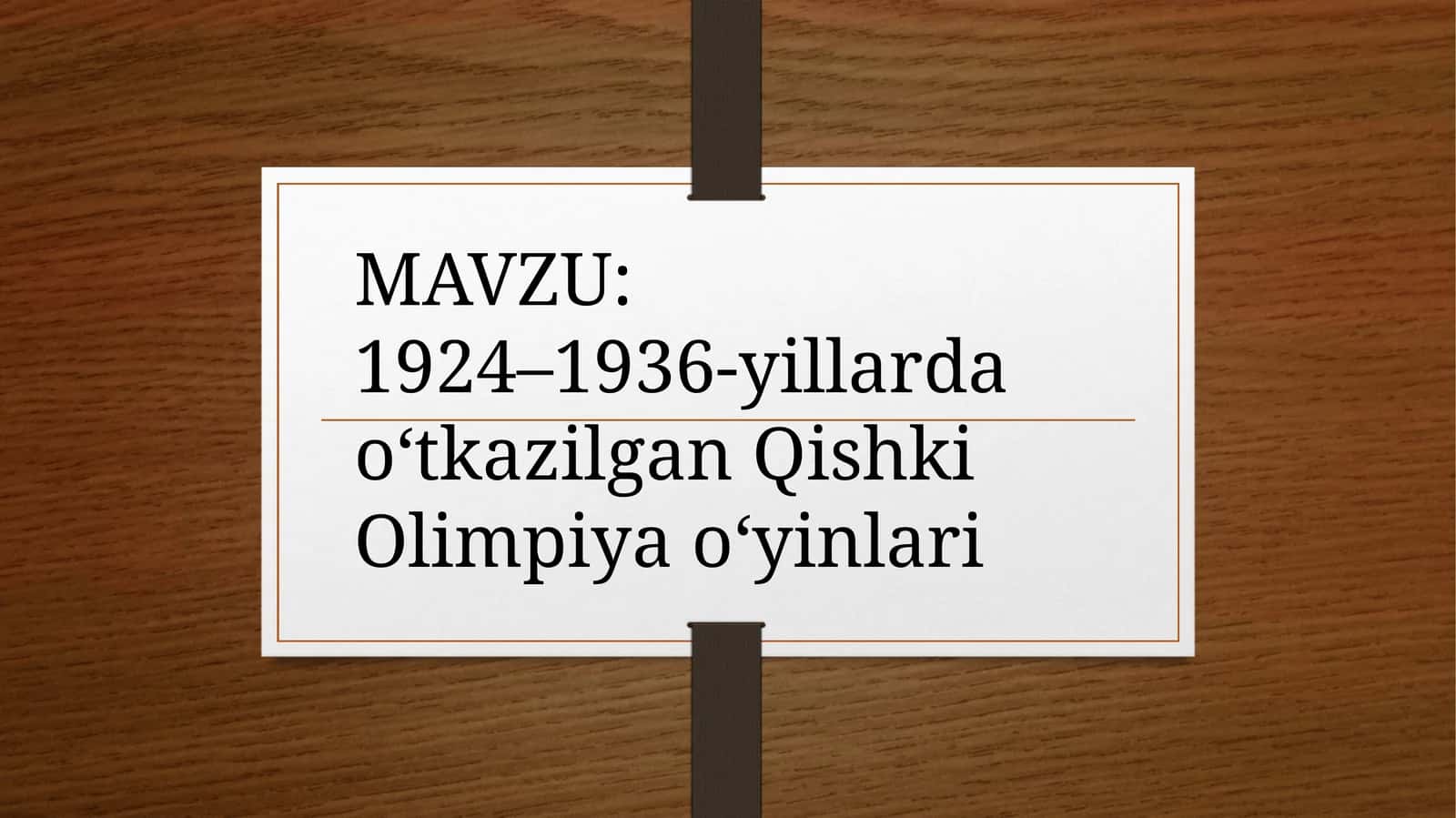 Qishki Olimpiya o'yinlari