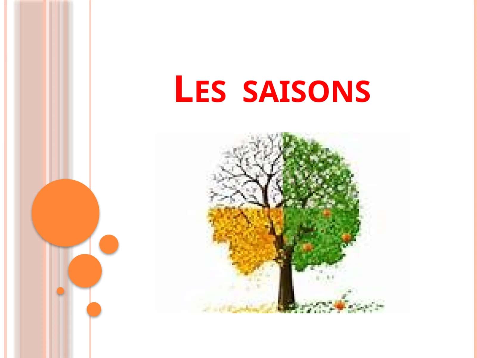5-sinf Fransuz tili fanidan dars ishlanma. Les saisons