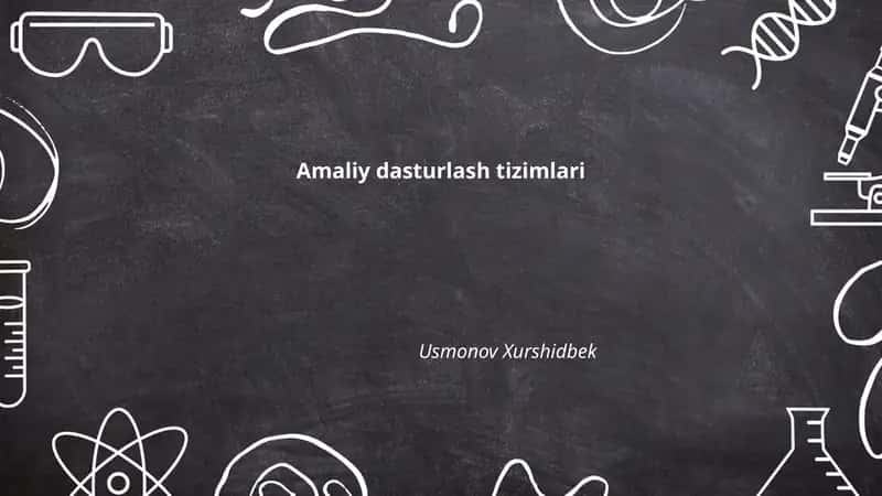 Amaliy dasturlash tizimlari