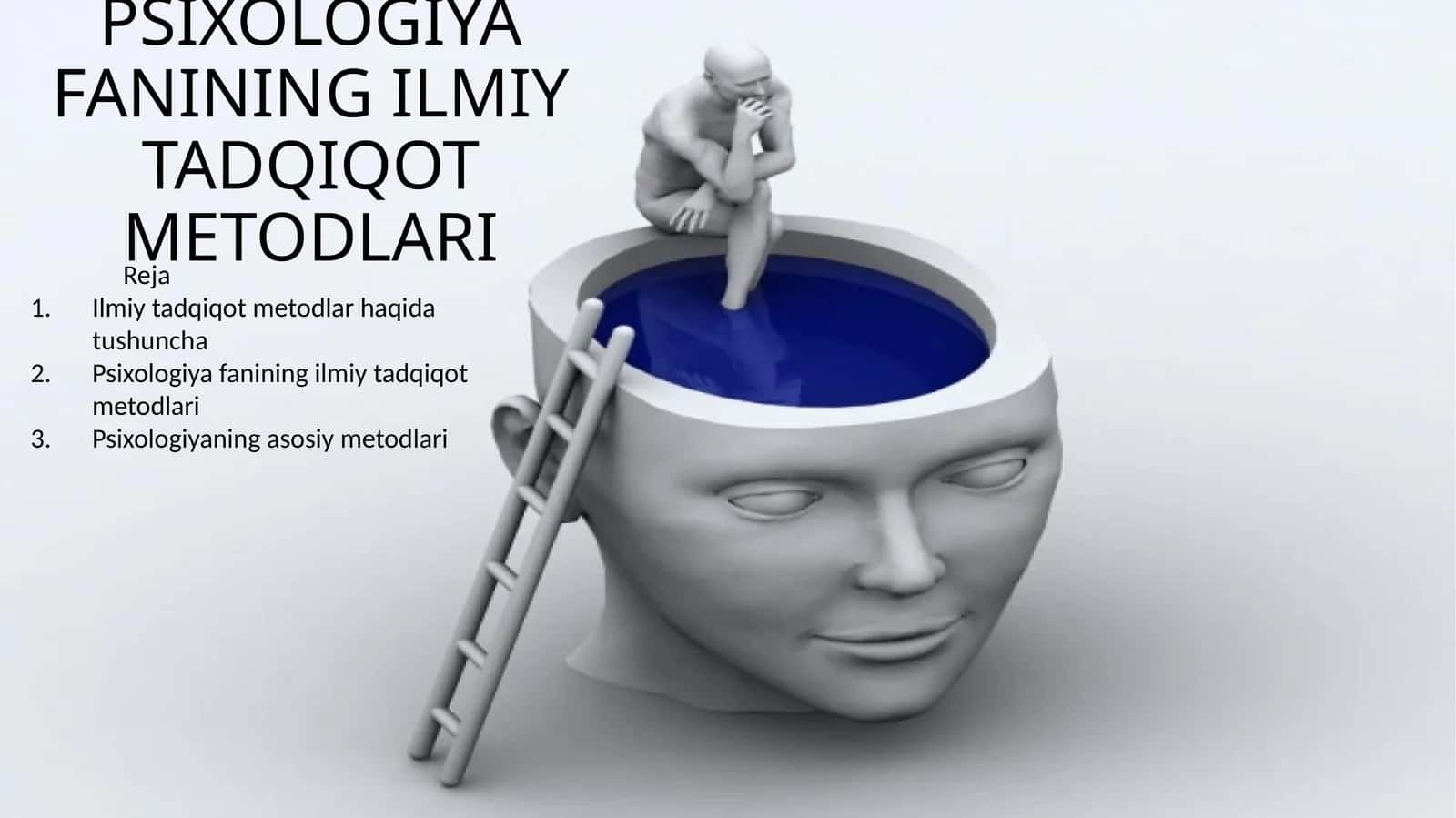 PSIXOLOGIYA FANINING ILMIY TADQIQOT METODLARI