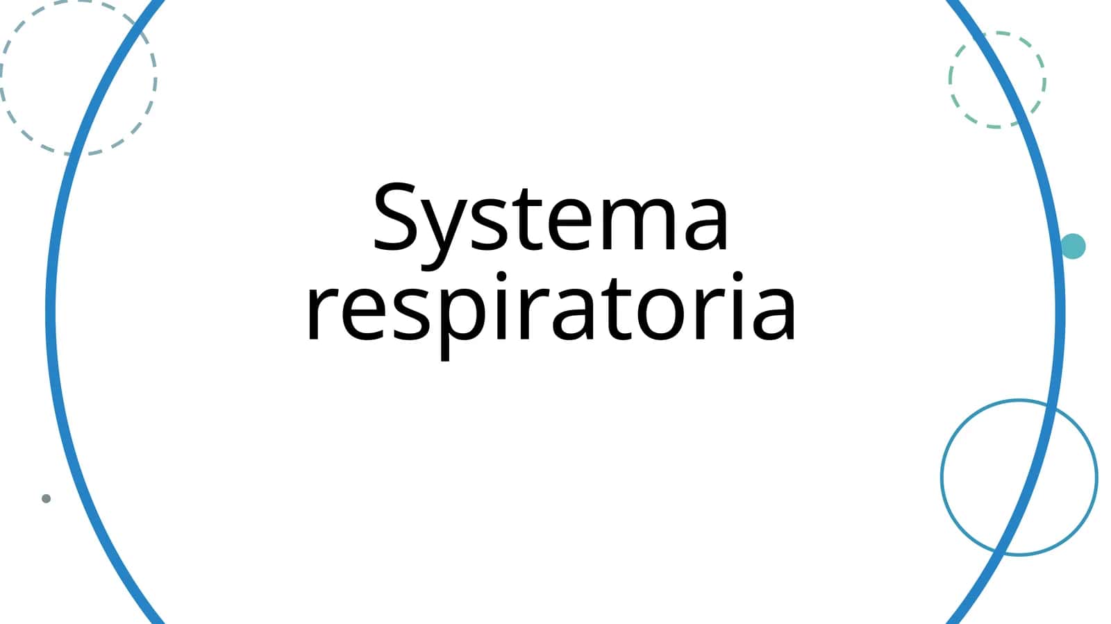 Systema respiratoria