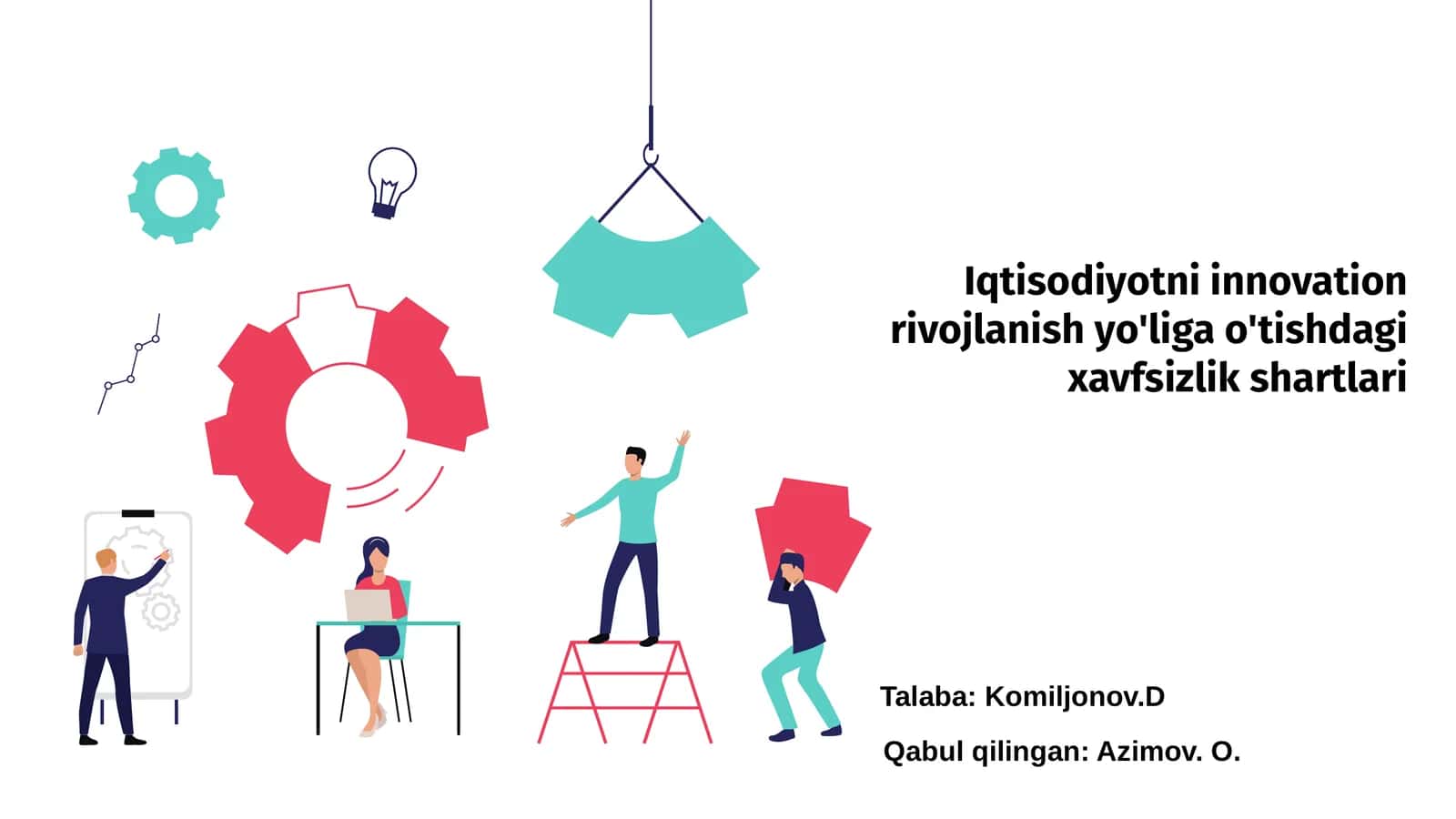 Iqtisodiyotni innovation rivojlanish yo'liga o'tishdagi xavfsizlik shartlari