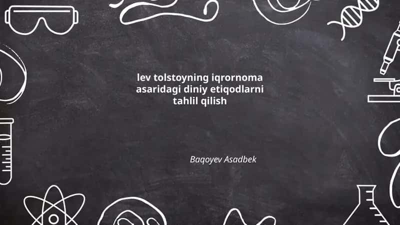 Lev Tolstoyning iqrornomasi