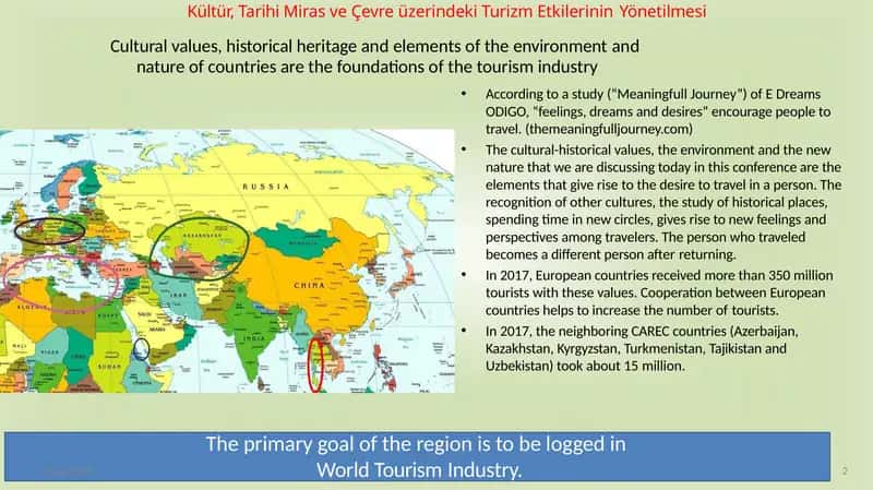 Kültür, Tarihi Miras ve Çevre üzerindeki Turizm Etkilerinin Yönetilmesi
