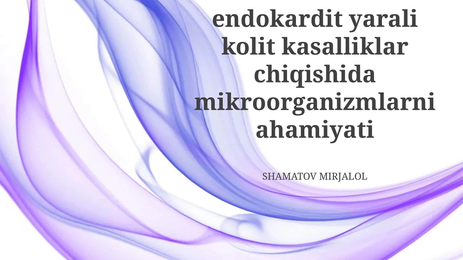 Yara Kolitda Patogen Bakteriyalar