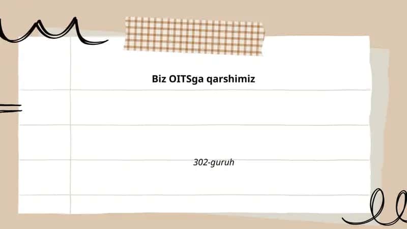 OITS (oxirgi bosqichidagi HIV infeksiyasi) haqida ma'lumotlar