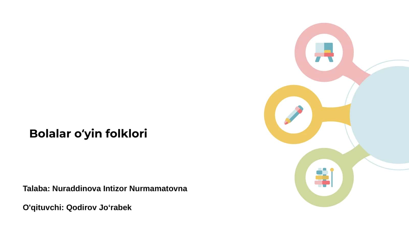 Bolalar o‘yin folklori