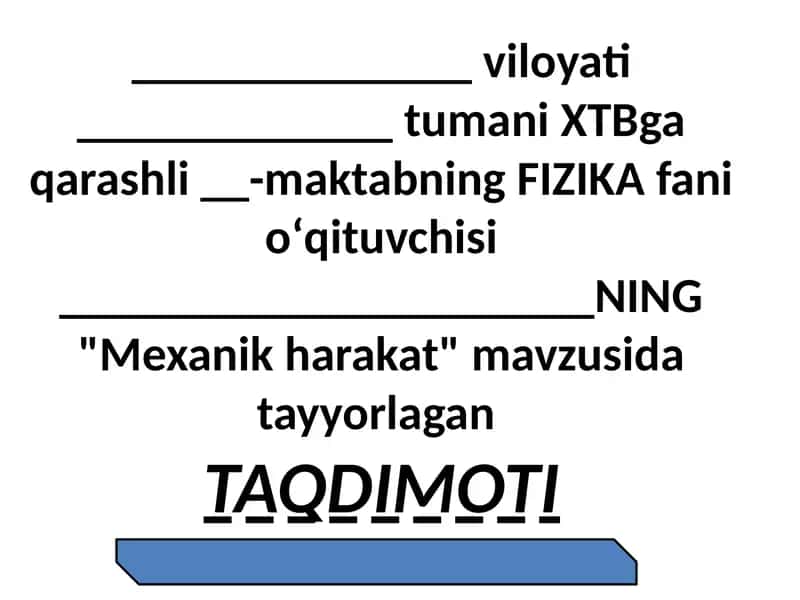 Mexanik harakat