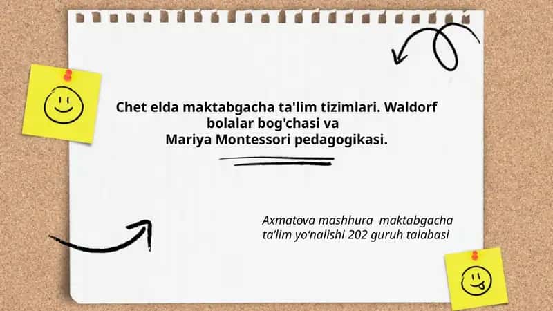 Mariya Montessori pedagogikasi