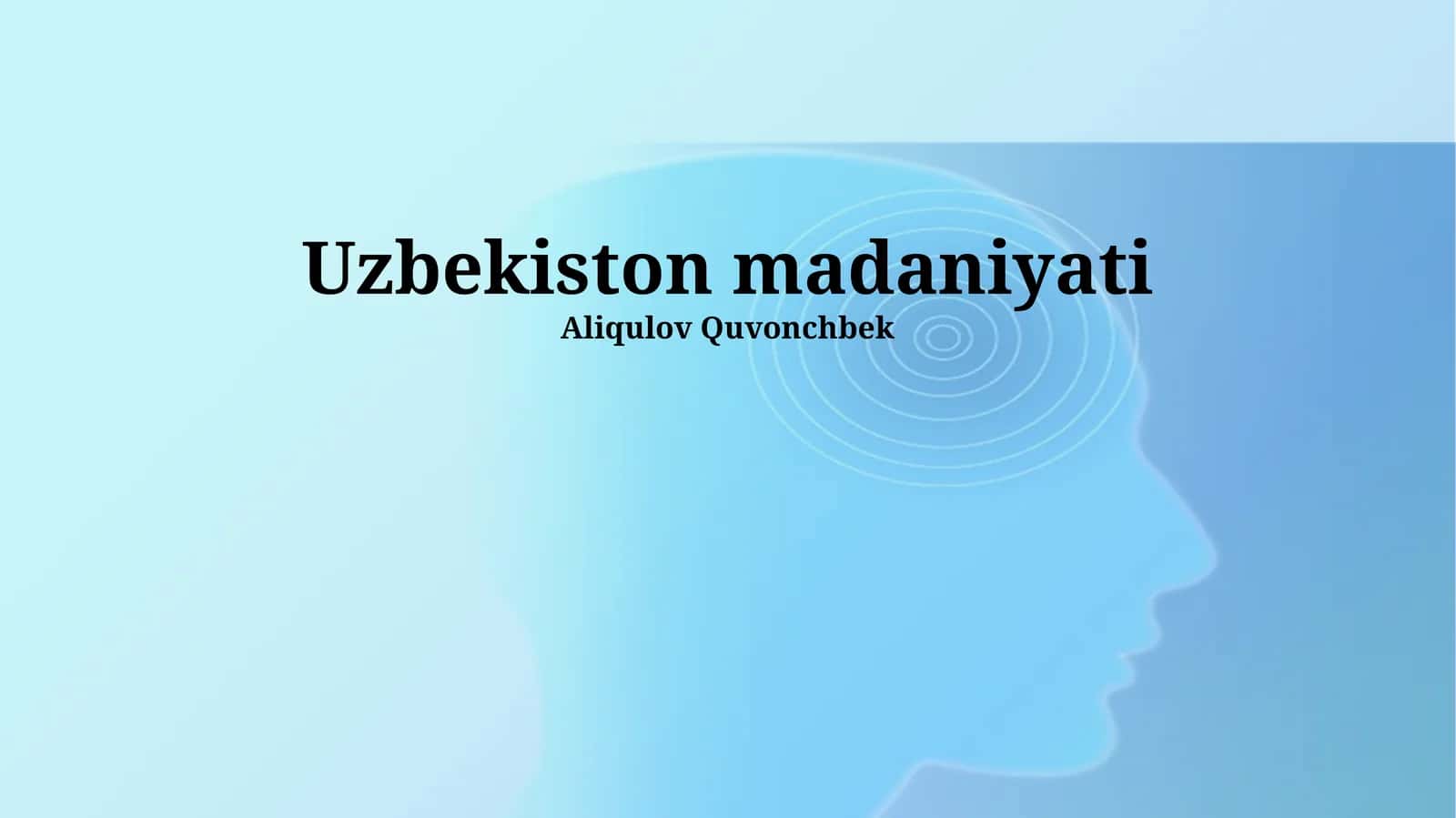 Uzbekiston madaniyati
