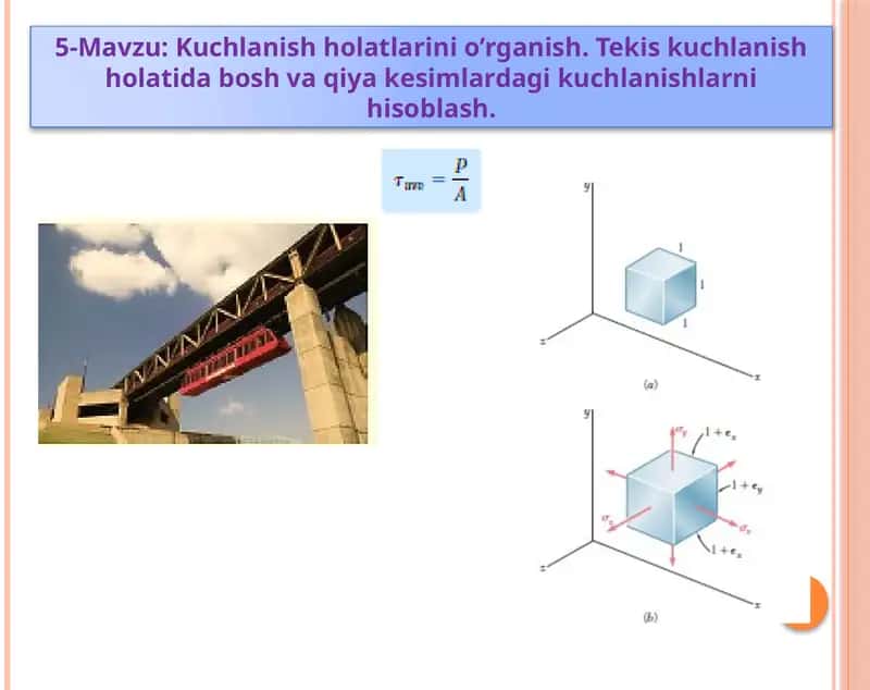 Kuchlanish holatlari