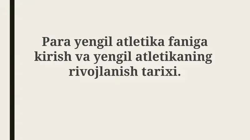 Trek va fieldga kirish