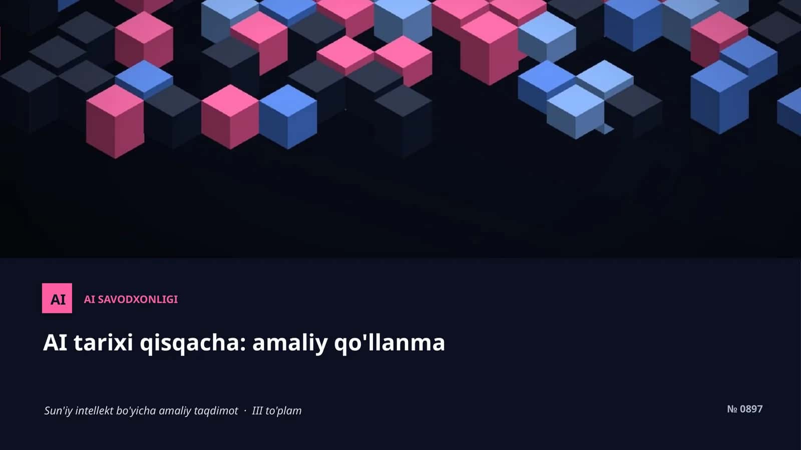 AI SAVODXONLIGI