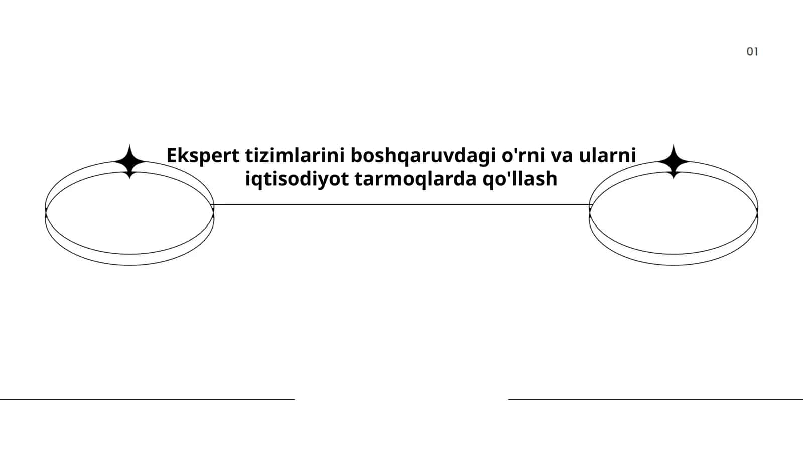 Ekspert tizimlarini boshqaruvdagi o'rni va ularni iqtisodiyot tarmoqlarda qo'llash