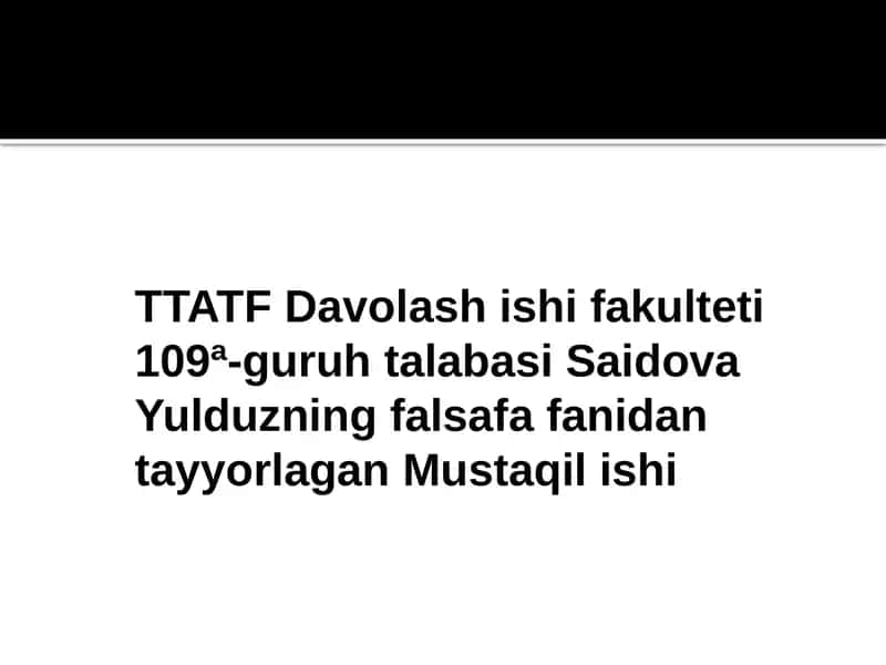 Falsafiy g`oyalar, nazariyalarining asosiy yo`nalishlari va vazifalari