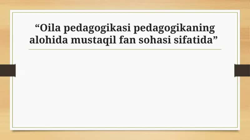 Oilapedagogikasi