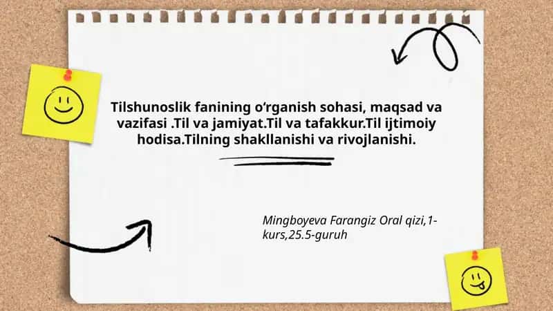 Tilshunoslik fanining o‘rganish sohasi, maqsad va vazifasi