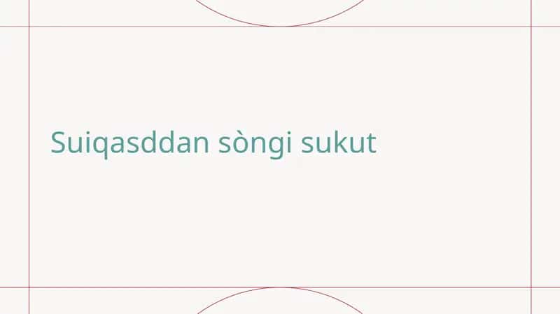 Suiqasddan sòngi sukut