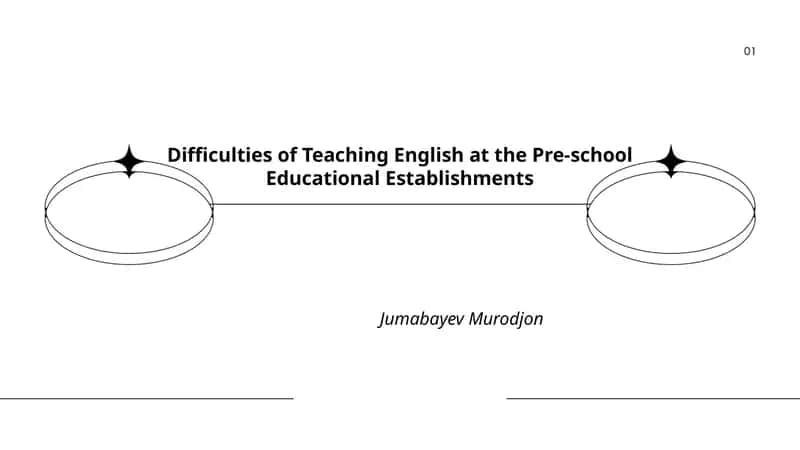Difficulties of Teaching English at the Pre-school Educational Establishments