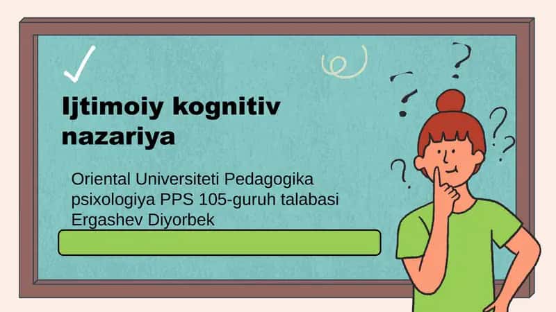 Ijtimoiy kognitiv nazariya