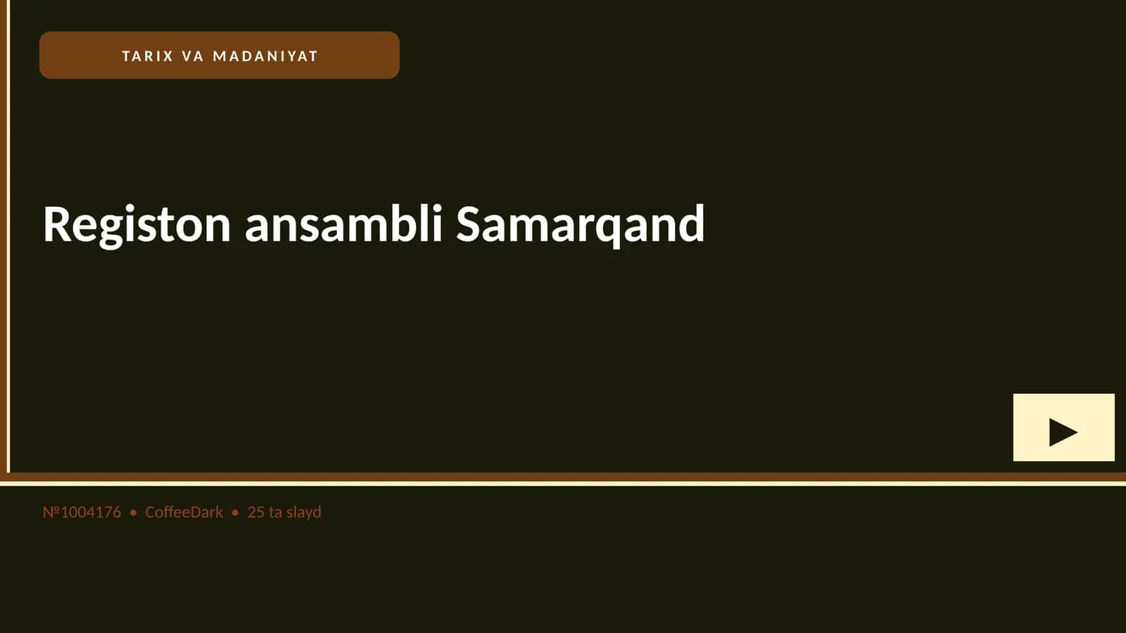 REGISTON ANSAMBLI SAMARQAND
