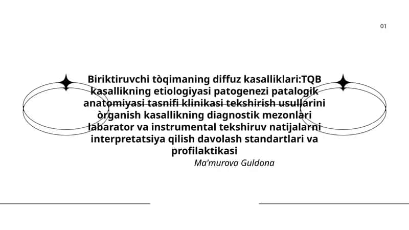 Biriktiruvchi tòqimaning diffuz kasalliklari