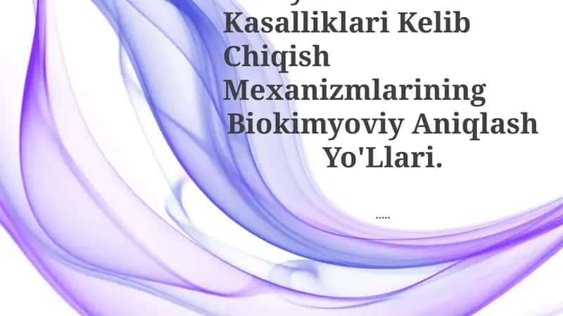 Ruhiy Va Asab Tizimi Kasalliklari Kelib Chiqish Mexanizmlari