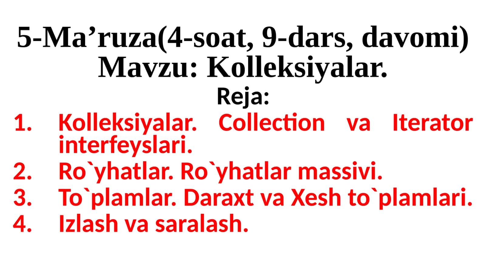 Kolleksiyalar