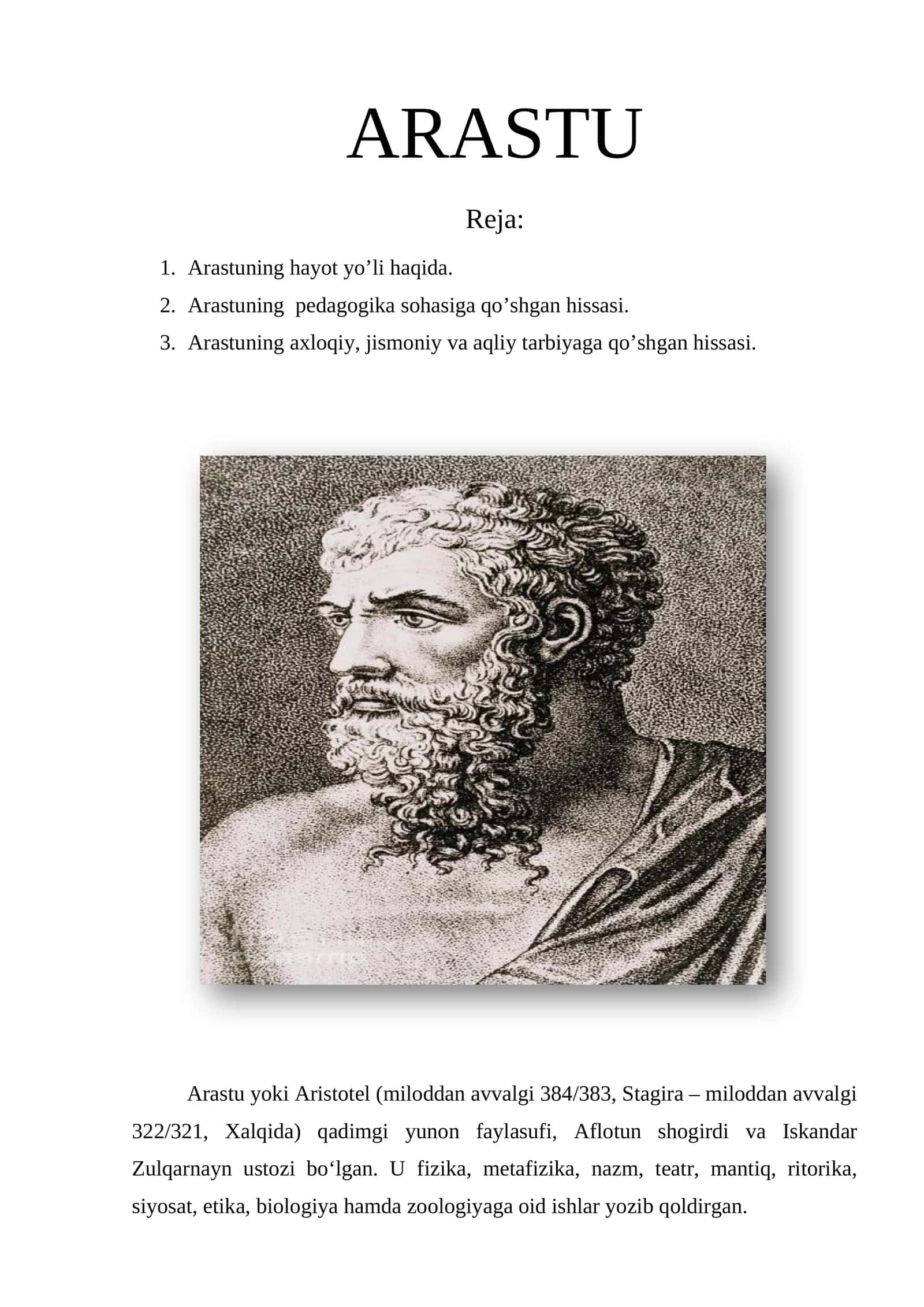 Arastu