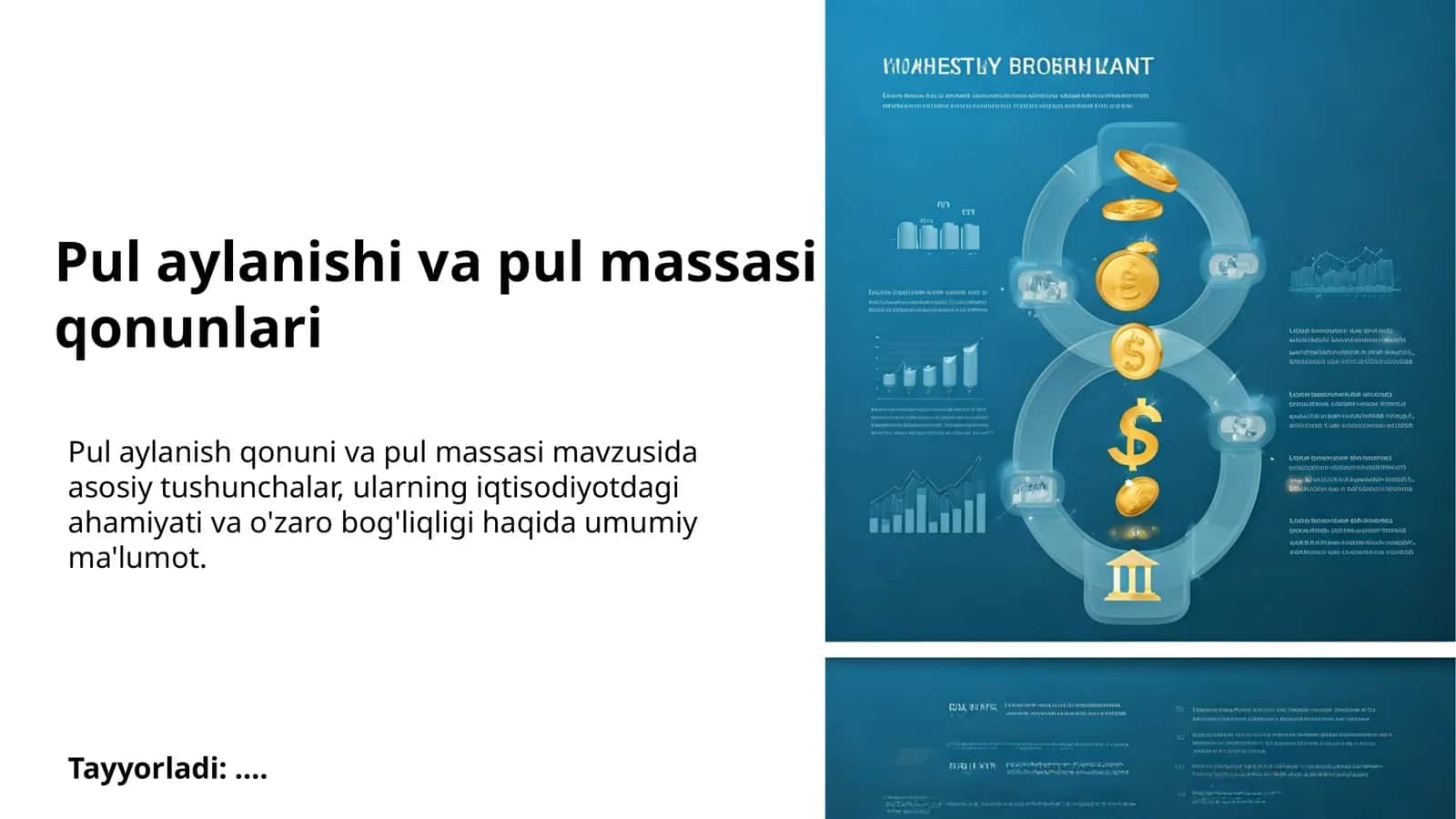 Pul aylanishi va pul massasi qonunlari