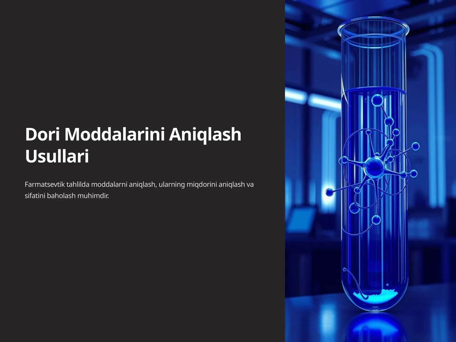 Dori ModdalariniAniqlashUsullari