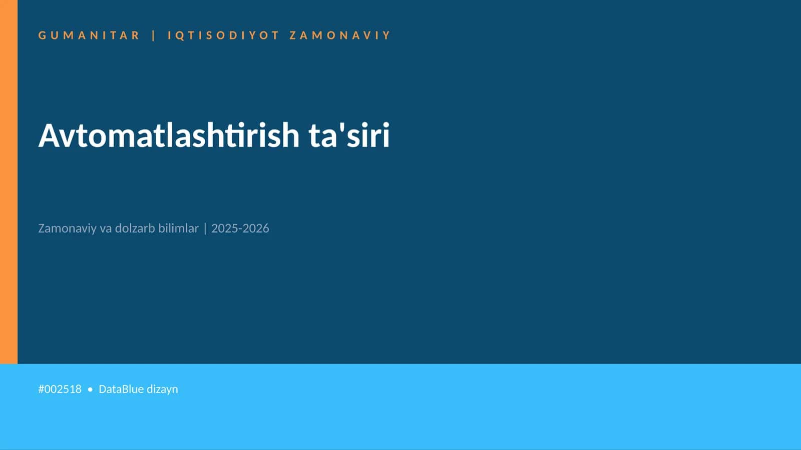 Avtomatlashtirish ta'siri