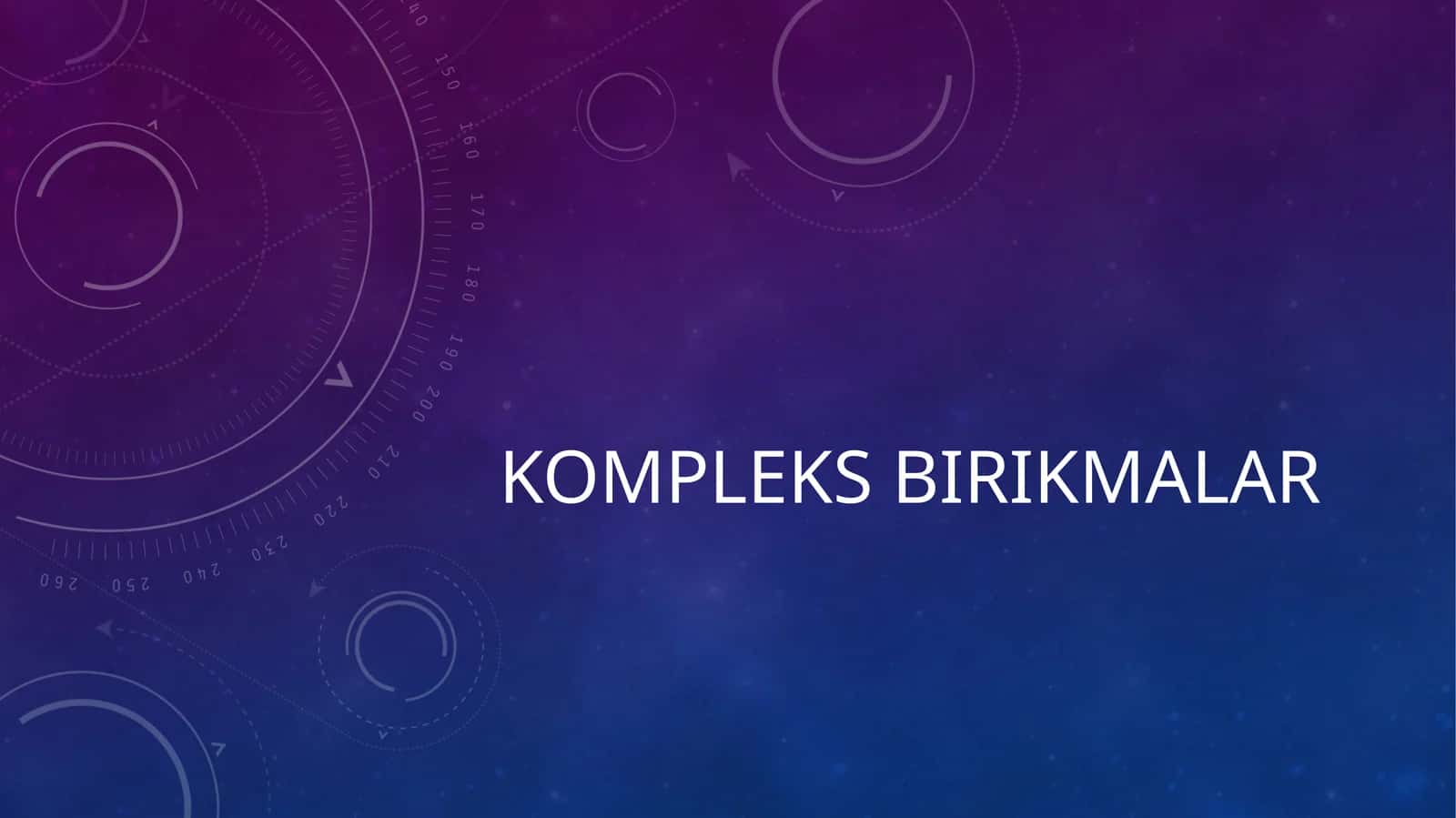 Kompleks birikmalar